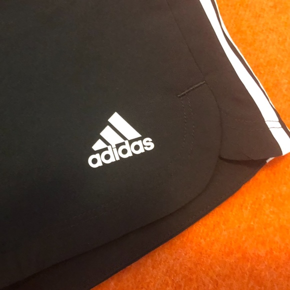 Adidas retro black and white three-stripe shorts NWT - Picture 3 of 5